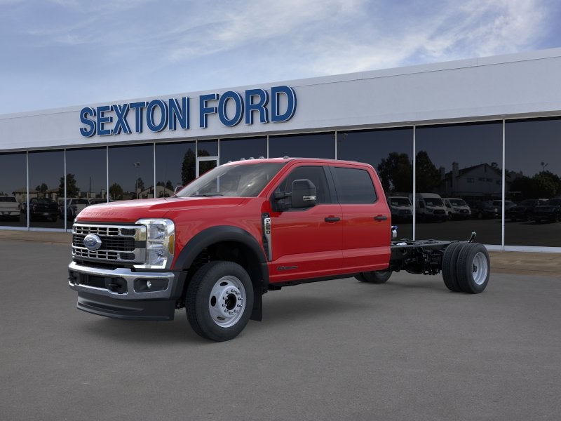 2026 Ford Chassis Cab F-550 XL in Race Red — front three-quarter view