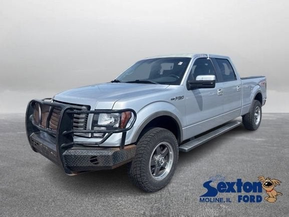 2012 Ford F-150 FX4 in Ingot Silver Metallic — front three-quarter view