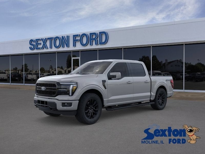 2026 Ford F-150 Lariat in Avalanche — front three-quarter view