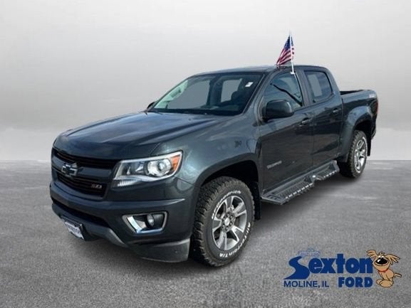 2018 Chevrolet Colorado 4WD Z71 in Graphite Metallic — front three-quarter view