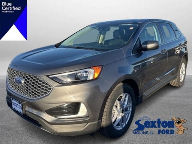 2024 Ford Edge SEL in Carbonized Gray Metallic — front three-quarter view