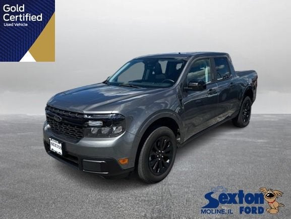 2023 Ford Maverick XLT in Carbonized Gray Metallic — front three-quarter view